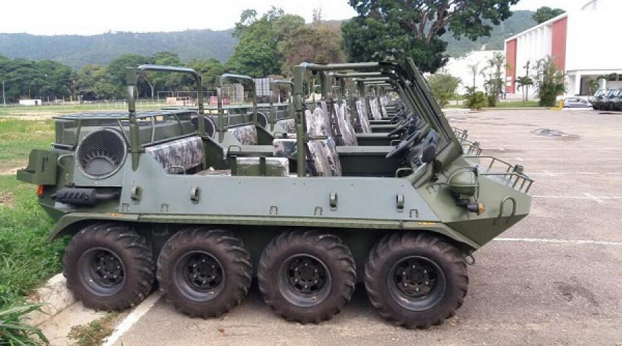Vehículos Norinco ATV CSVP4 en el Fuerte Tiuna de Caracas. Foto: Erwin Fuguet  FAV Club.