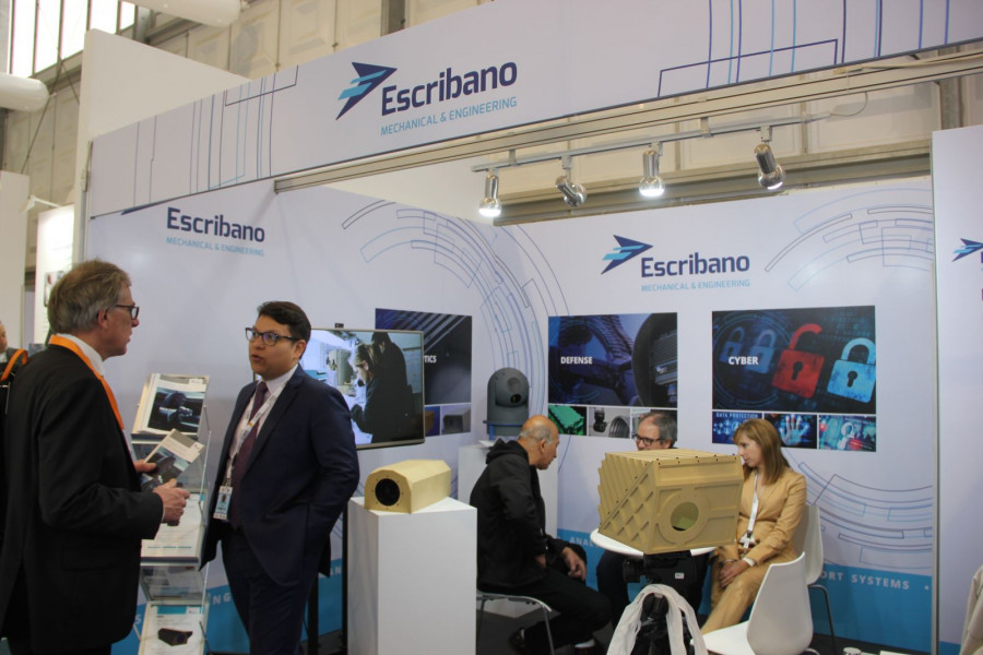 Stand de Escribano en IDEX. Foto: Rodrigo Isasi