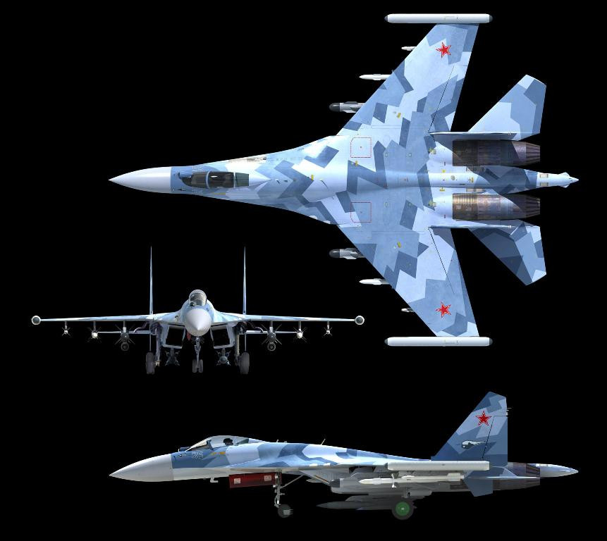 Caza ruso Su-35. Foto: United Aircraft Corporation Russia
