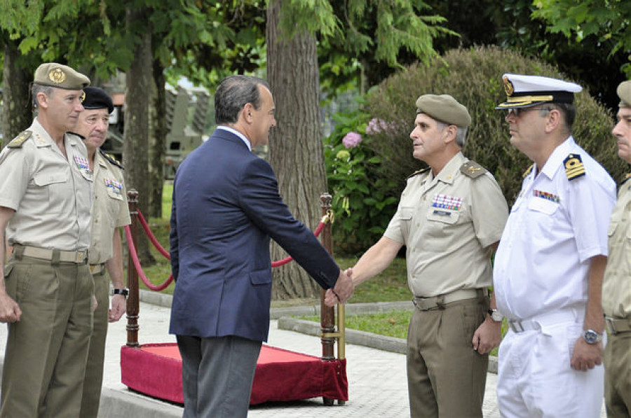 Visita del Sedef al cuartel de Loyola. Foto: Ministerio de Defensa