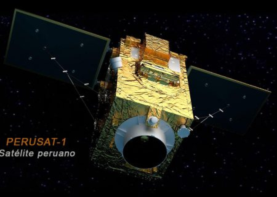 Satélite óptico PeruSat-1. Foto: Airbus Defence and Space