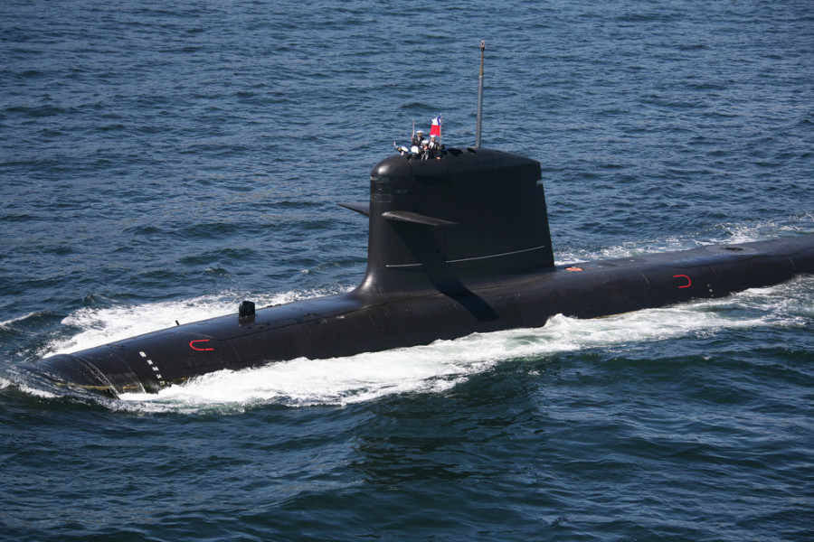 Submarino clase Scorpène. Foto: Armada de Chile