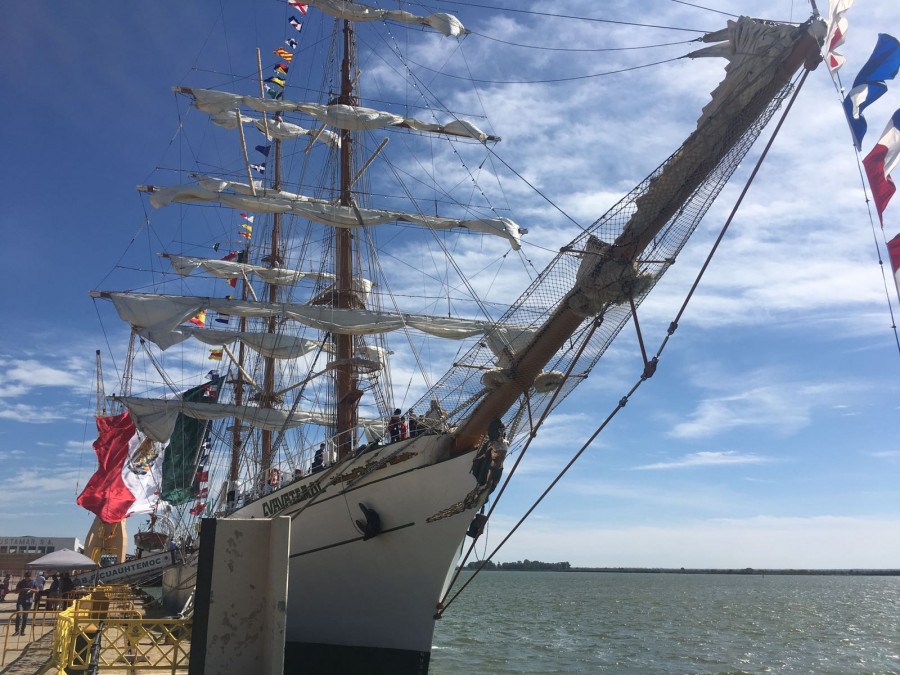 El Buque Escuela Cuauhtémoc de la Armada de México