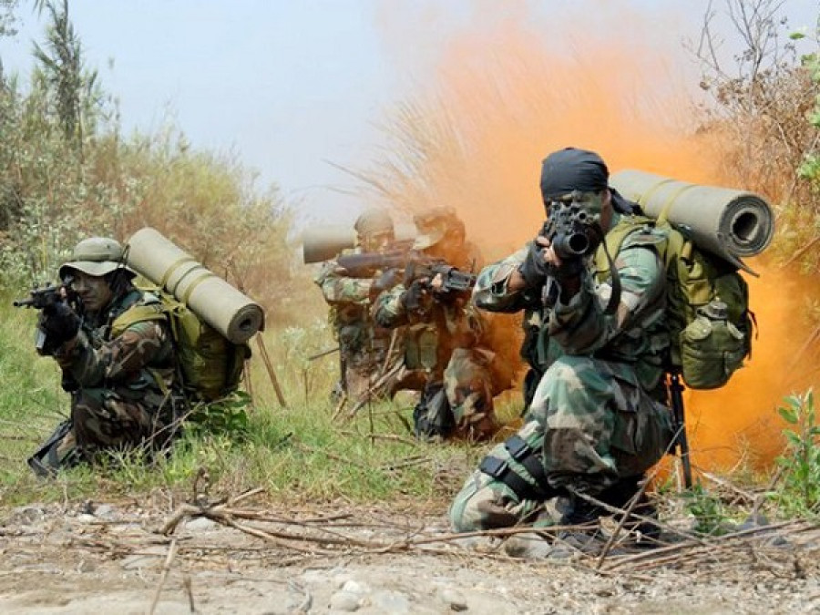 Comandos navales durante una operación de infiltración. Foto: Infantería de Marina de Venezuela.