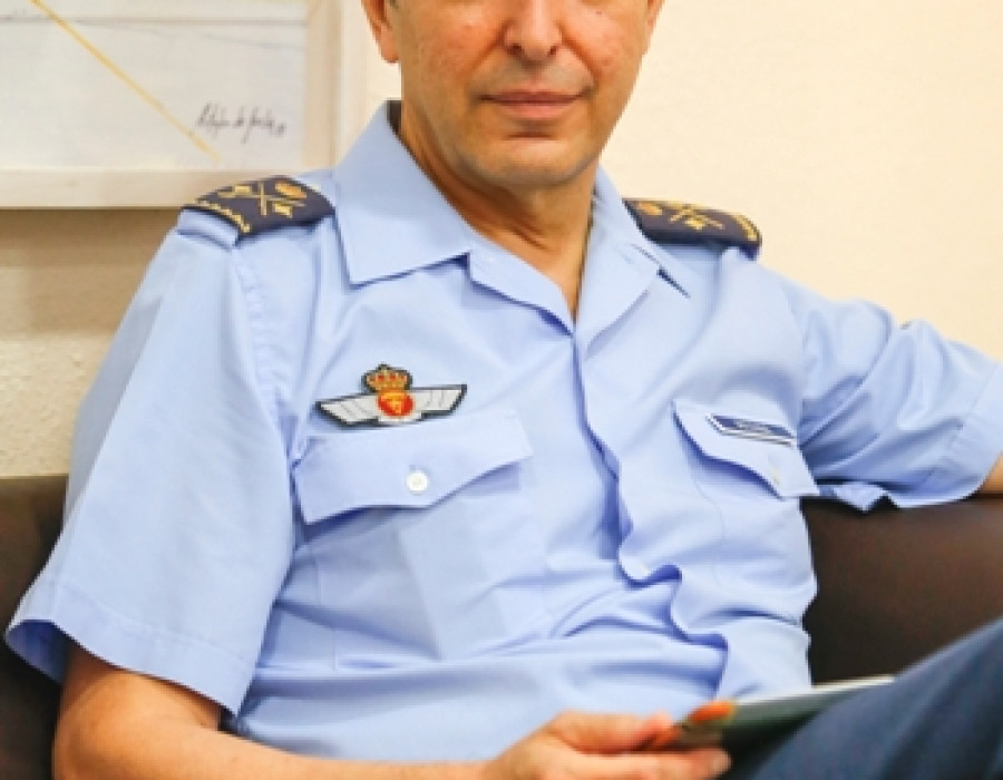 General Medina, jefe del Mando Conjunto de Ciberdefensa. Foto: MCCD