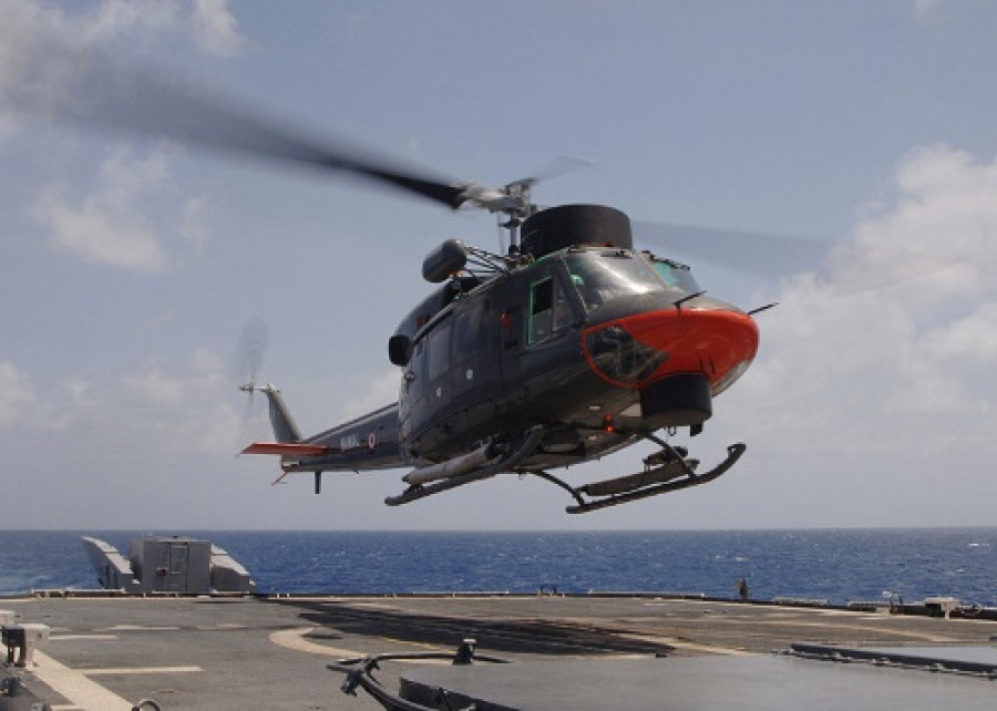 Helicóptero AB-212 ASW de la Marina de Guerra del Perú en ejercicio Unitas del año 2005. Foto: Armada de EEUU