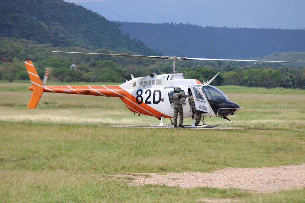 Un TH-67 Creek. Foto: FAC