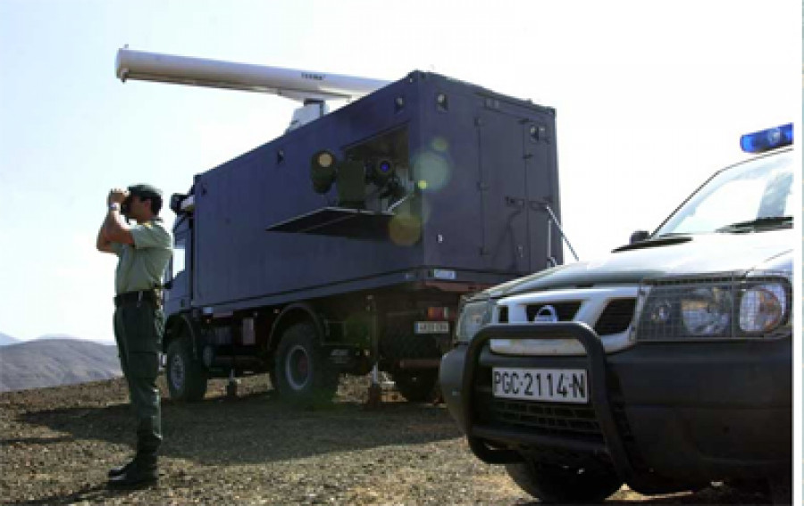 Sistema Integral de Vigilancia Exterior. Foto: Guardia Civil