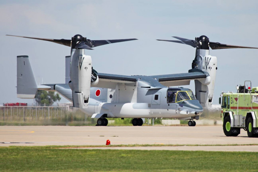 Primer V-22 Osprey preparado para Japón. Foto: Paul Lawrence Braymen
