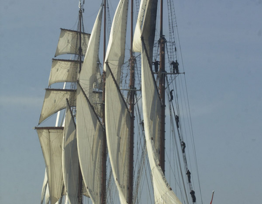 Buque escuela español Juan Sebastián de Elcano. Foto: Armada española