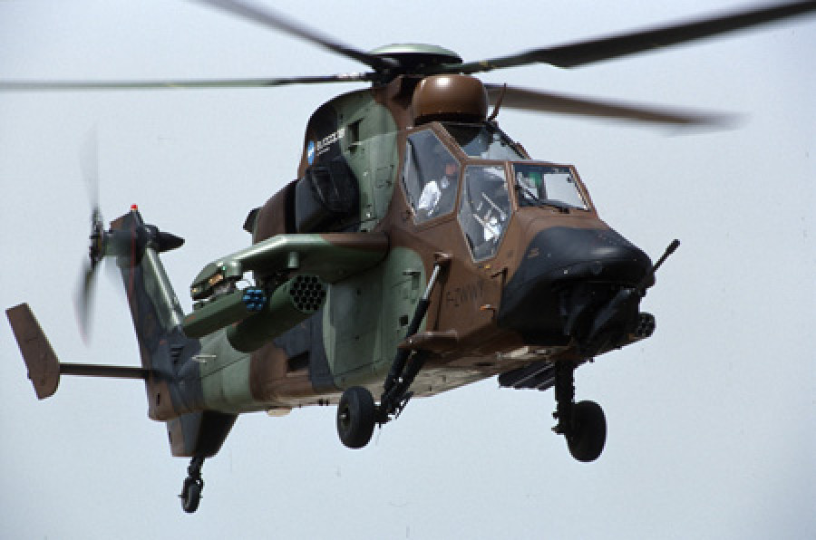 Helicóptero Tigre. Foto: Ejército de Tierra