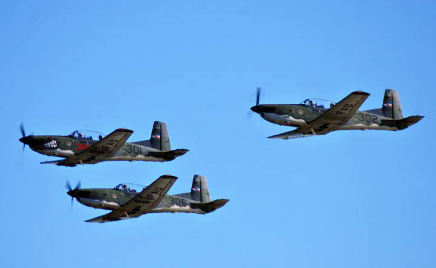 Pilatus PC-7U Turbo Trainer. Foto: Fuerza Aérea Uruguaya