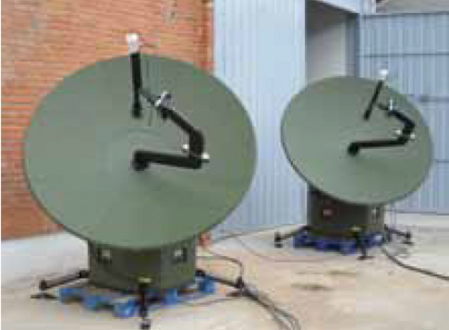 Terminal satelital TLB-50IP. Foto: Indra