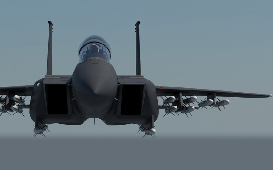 Avión de combate F-15. Foto: Boeing