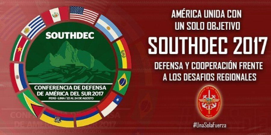 Logo de la SouthDec 2017. Foto: Comando Conjunto de las Fuerzas Armadas del Perú