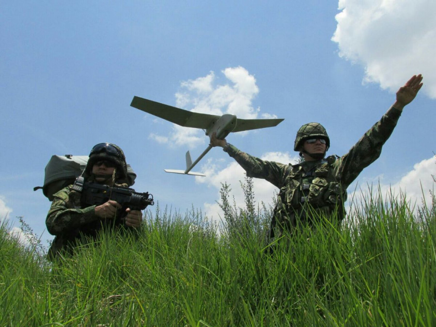 Dron del Ejército Colombiano. Foto: Ejército de Colombia.