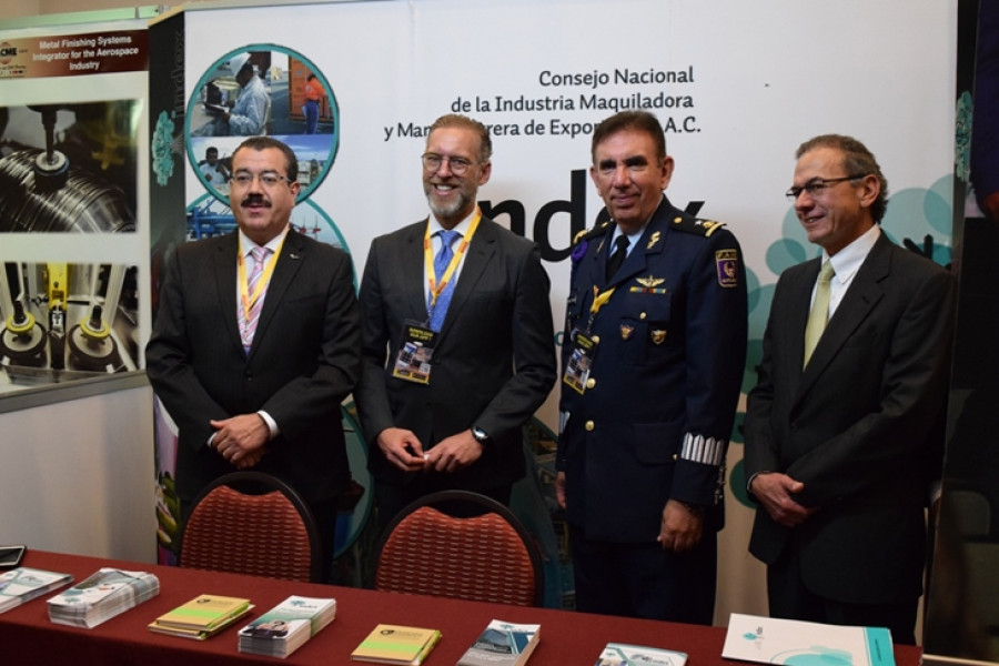Las autoridades en la presentación del evento. Foto: Secretaría de Desarrollo Sustentable del estado de Querétaro