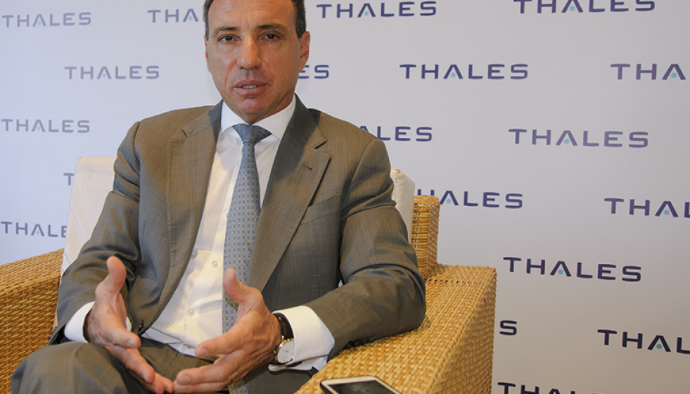 El vicepresidente de Thales para América Latina, Rubén Lazo. Foto: Roberto Caiafa