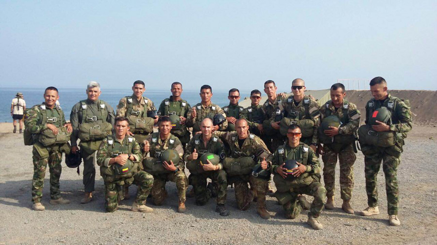 Militares colombianos en el ejercicio Fuerzas Comando 2016. Foto: Ejército de Colombia