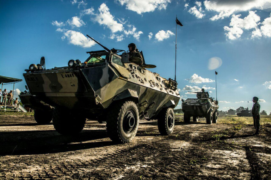 Blindados RPZ Condor del Ejercito del Uruguay. Foto: Batallón de Infantería Mecanizado No. 15.
