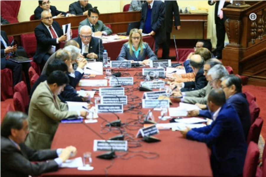 Sesión de la Comisión de Defensa Nacional y Orden Interno. Foto: Congreso de la República del Perú