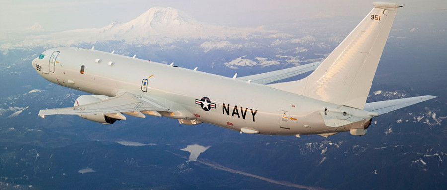 Avión P-8 Poseidon de la Marina de Estados Unidos. Foto: Boeing