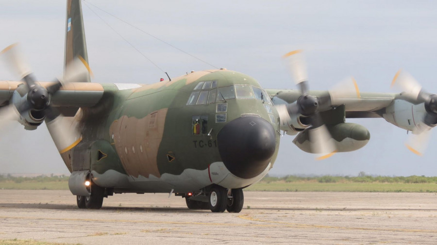Hercules TC-61. Foto: Ministerio de Defensa de Argentina