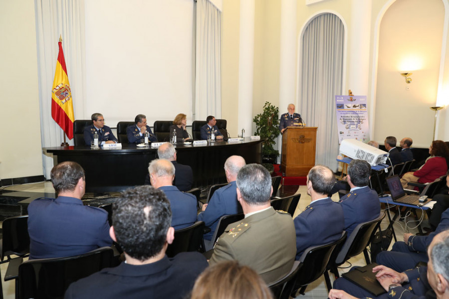 Inauguración de las jornadas aeroespaciales. Foto: Ejército del Aire