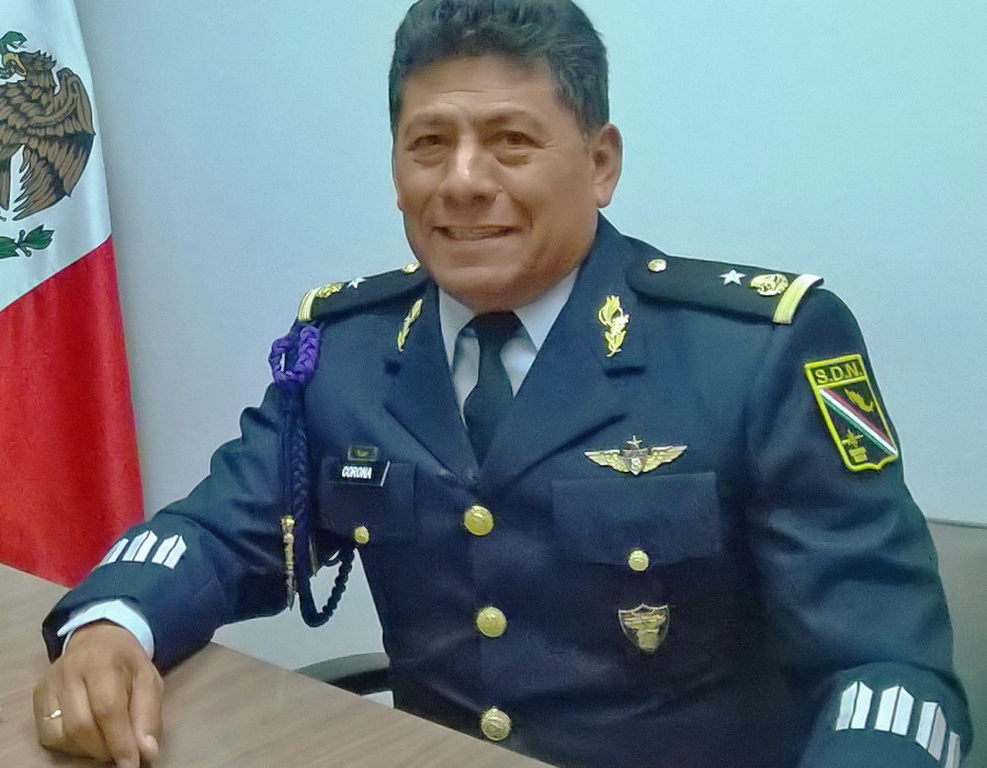 General Julián Martin Corona Rincón, subdirector de Industria Aeronáutica Militar. Foto: J.A. Quevedo