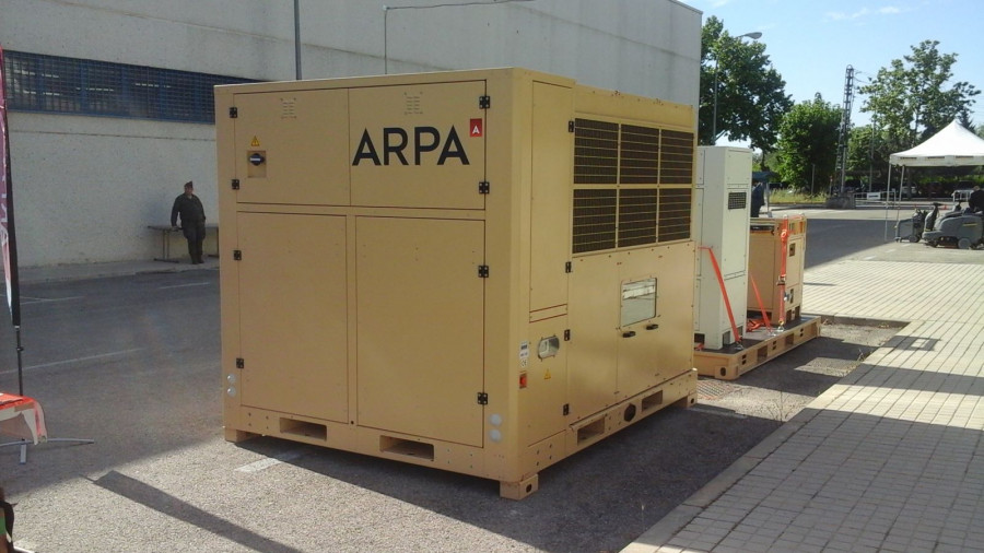 Generadores de agua de Arpa. Foto: Infodefensa.com