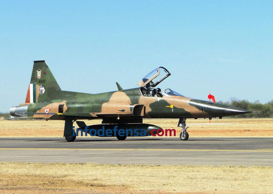 Interceptor F-5E de la Fuerza Aérea Mexicana. Foto José A. Quevedo