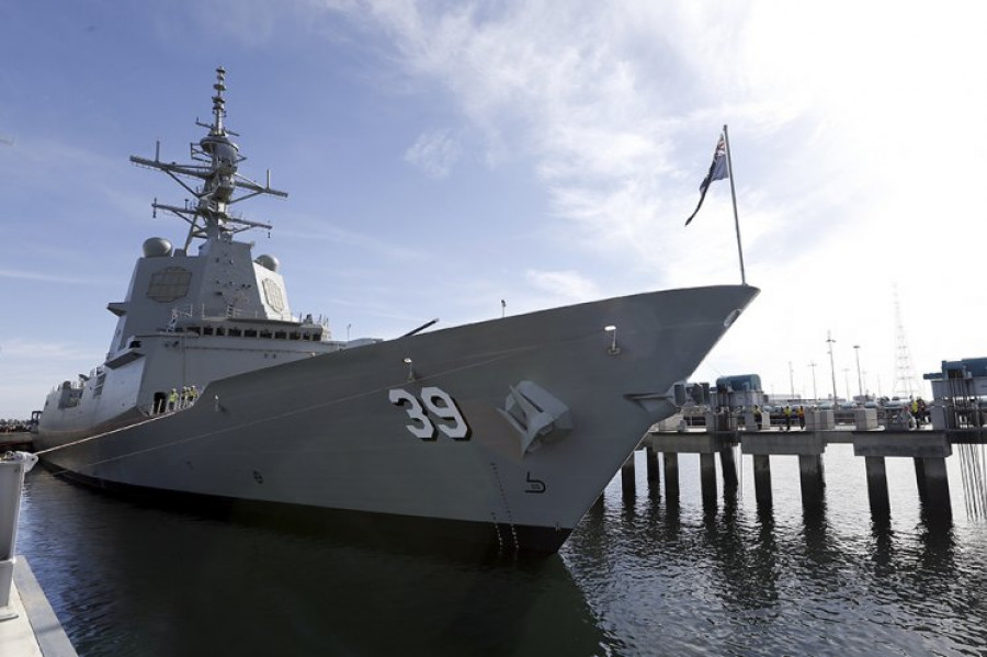 Buque Hobart. Foto: Royal Australian Navy