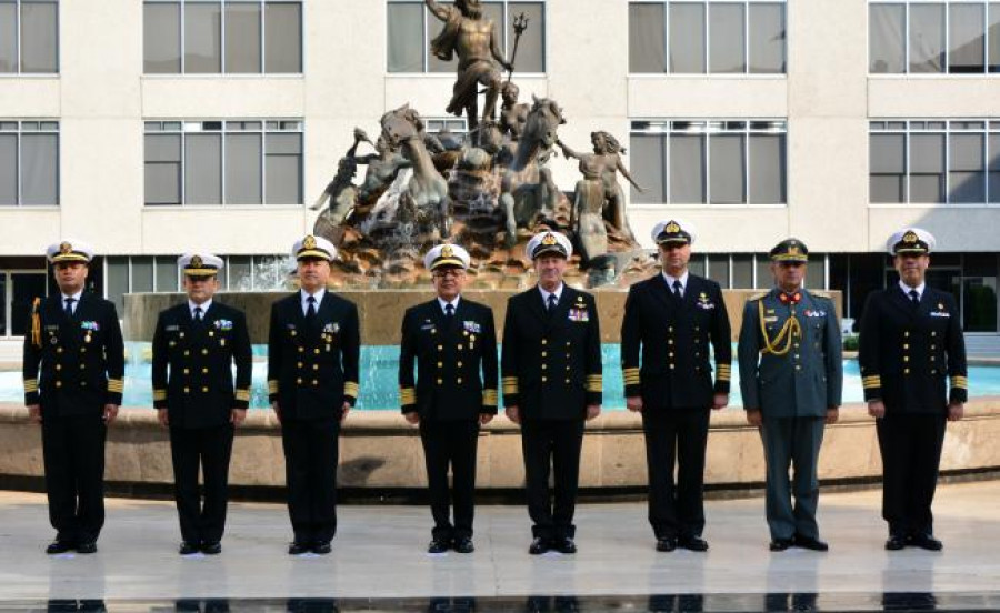 Reunión de los Estados Mayores de la Armada de México y la Armada de Chile. Foto: Semar