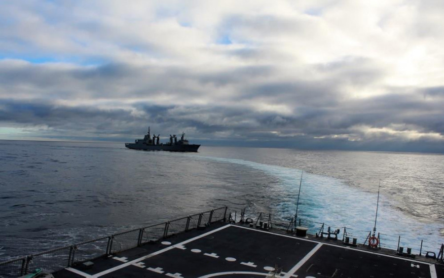 Imagen del Patiño desde la Méndez Núñez. Foto: Armada