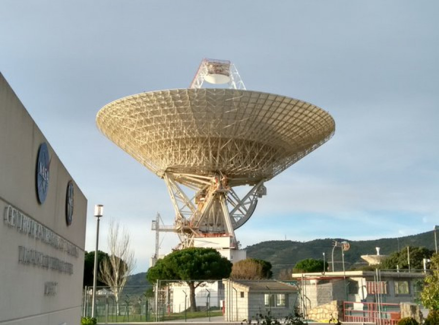 Antena de la estación de Robledo de Chavela. Foto: NASA