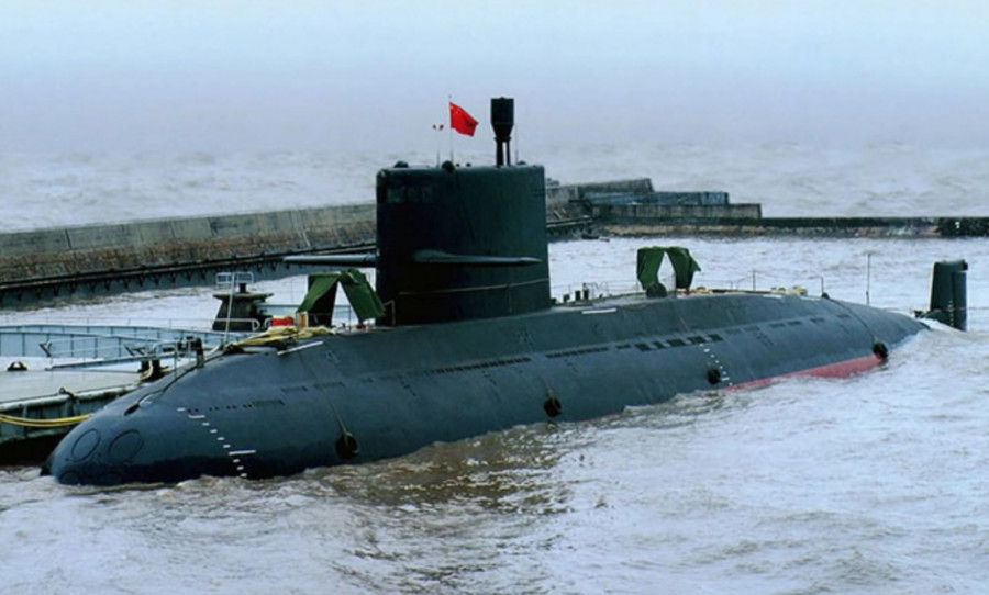 Submarino chino Yuan S26T. Foto: Nakarin PincharoensukYoutube