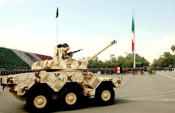 Mexico Ejercito ERC 90Lynx SecDefensa