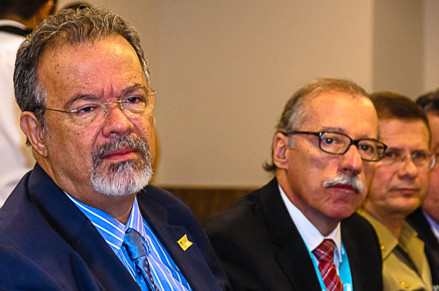 O ministro da Defesa Raul Jungmann na LAAD Defence and Security 2017