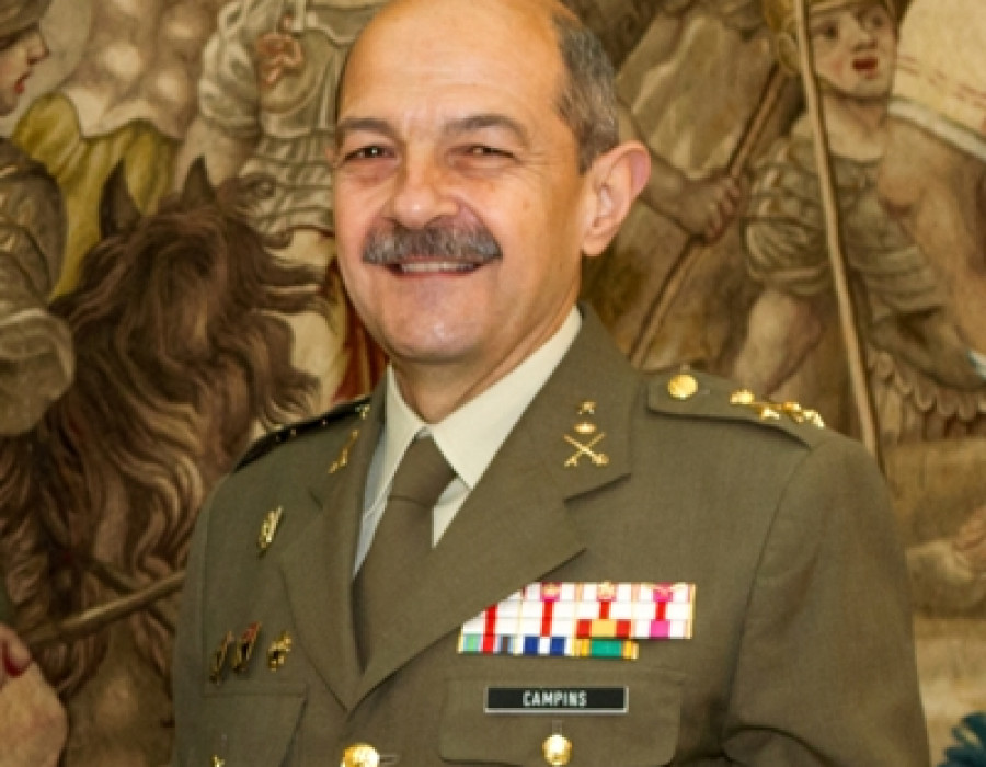 Teniente general Juan Campins. Foto: Estado Mayor de la Defensa