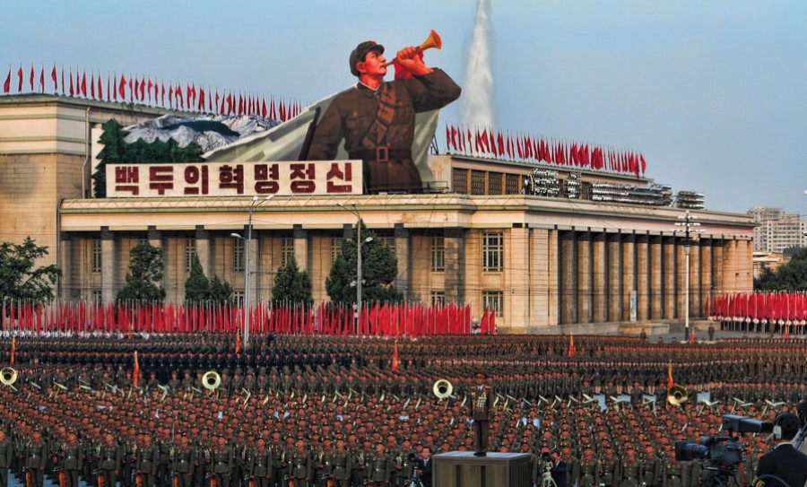 Desfile militar del pasado abril en Pyongyang.Foto: Web oficial de Corea del Norte