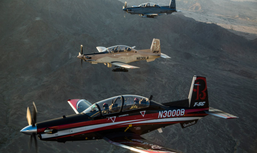 Beechcraft T-6C via Beechcraft