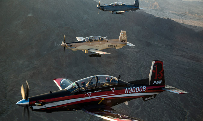 Beechcraft T-6C via Beechcraft