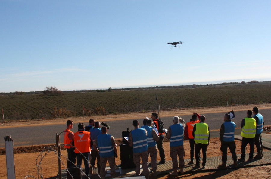 Pruebas con los RPAS del proyecto Rapaz. Foto: Sdgplatin