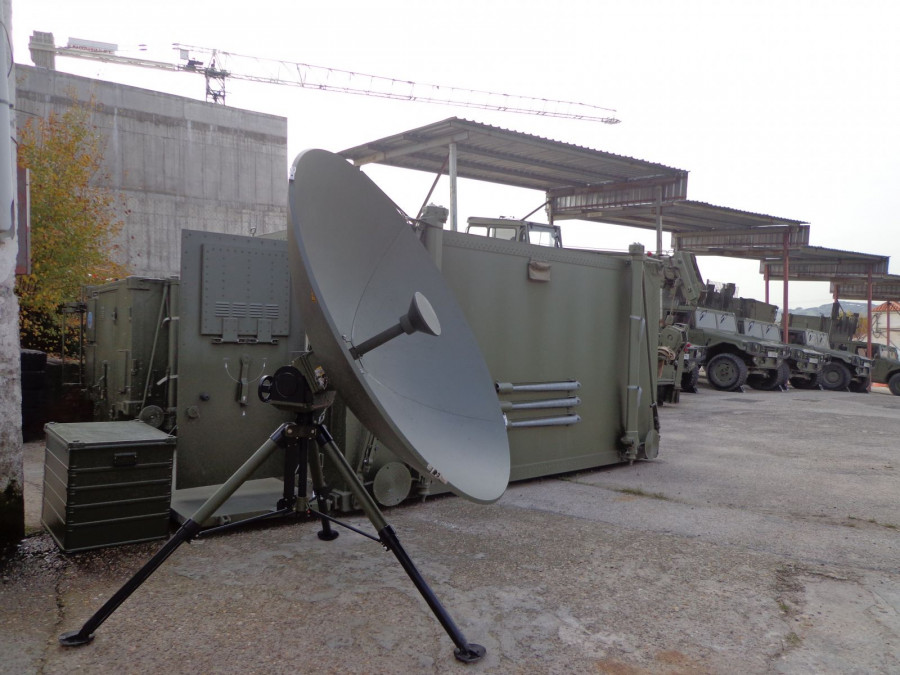 Terminal satelite tierra