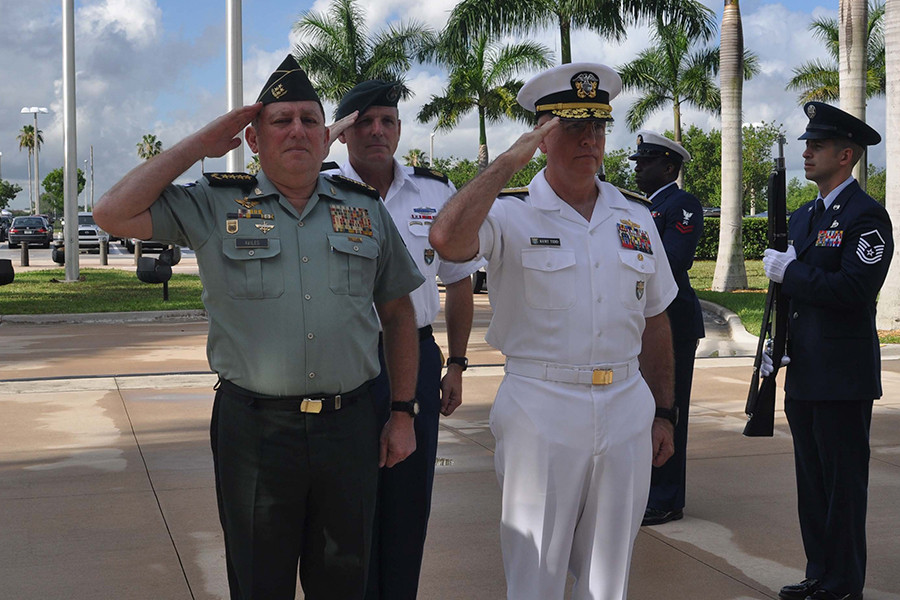 Foto nota reunion jefe Ejercito de Nicaragua y Southcom