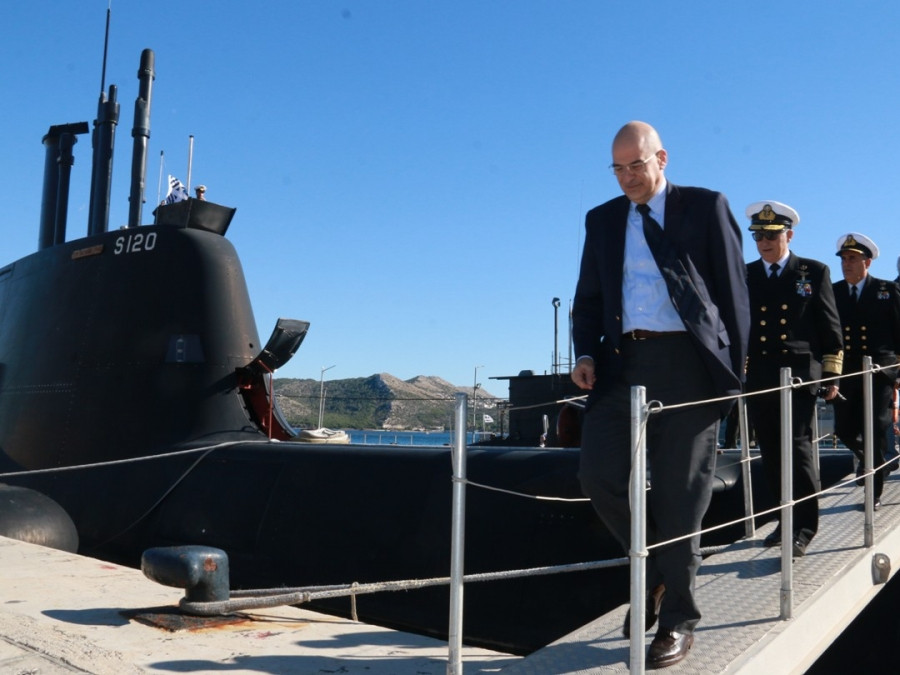 160529 submarino tipo 214 grecia ministro defensa nikos dendias ministerio defensa grecia