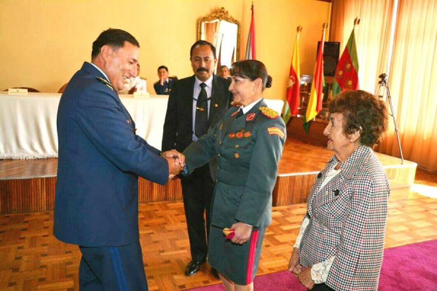 Bolivia General de Ejercito GinaRoque Teran  ABI