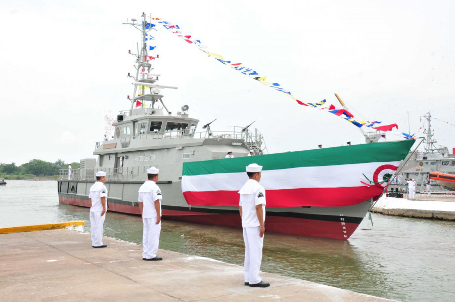 Foto nota Armada de Mexico bota octavo ptrullero Damen