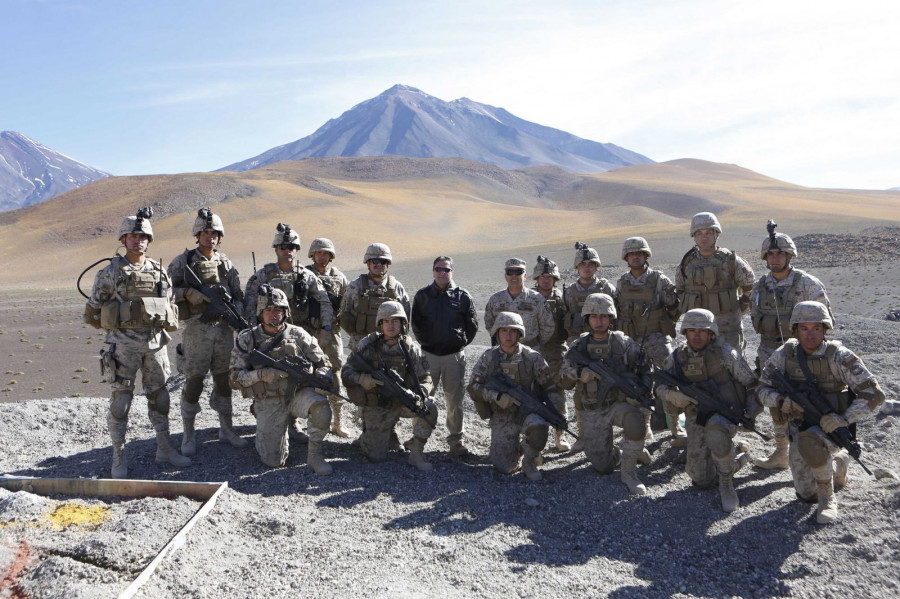 Visita inspectiva Brigada Motorizada Calama Ejercito de Chile