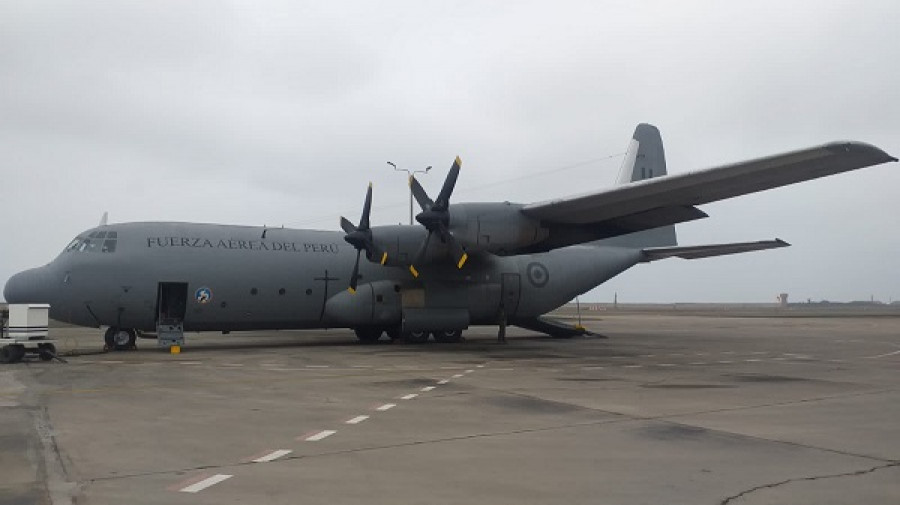 L-100-20 Hércules de la FAP. Foto: Fuerza Aérea del Perú